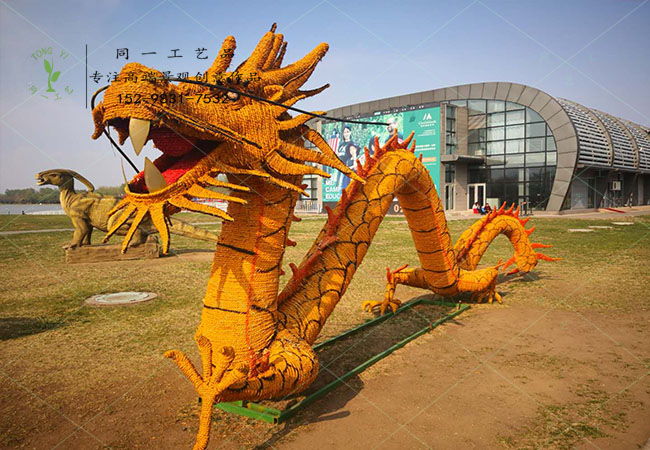 稻草工藝品稻草中國龍 稻草工藝品稻草中國龍